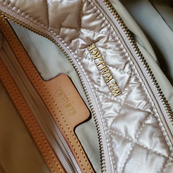 nwot MZ Wallace Rose Gold Crosby Sling Bag